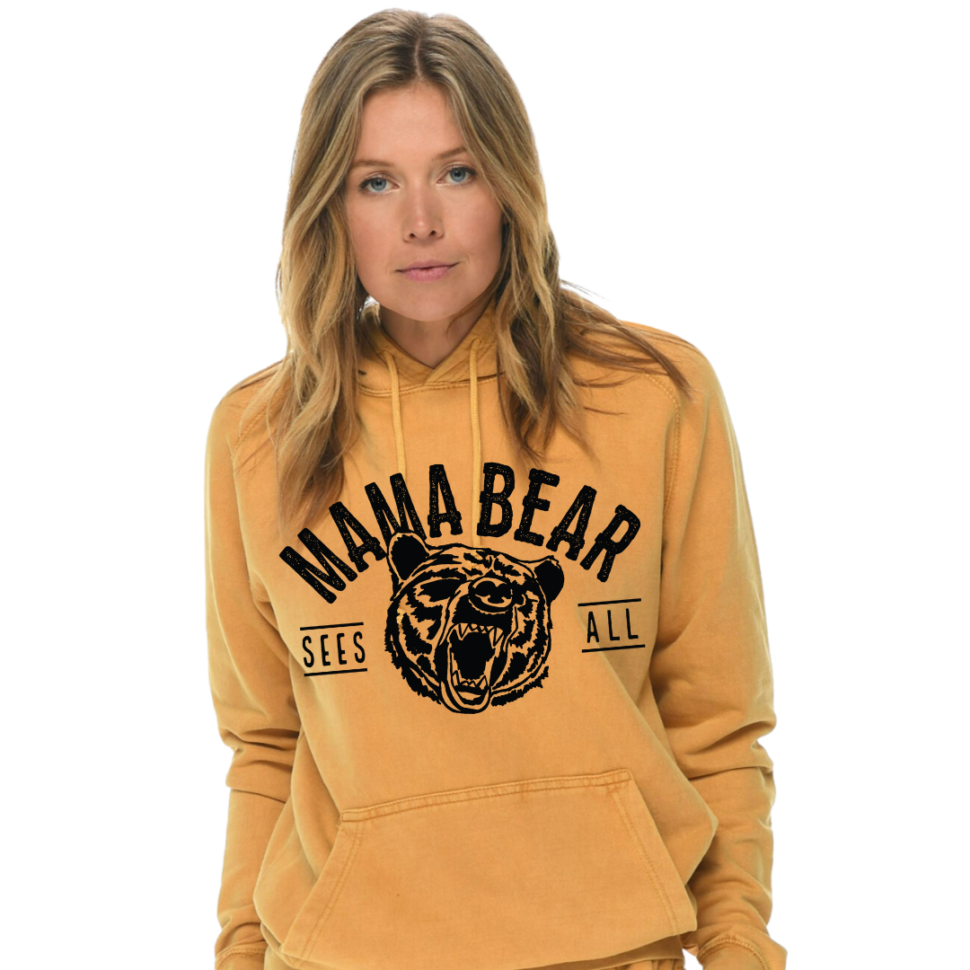 MAMA BEAR VINTAGE HOODIE