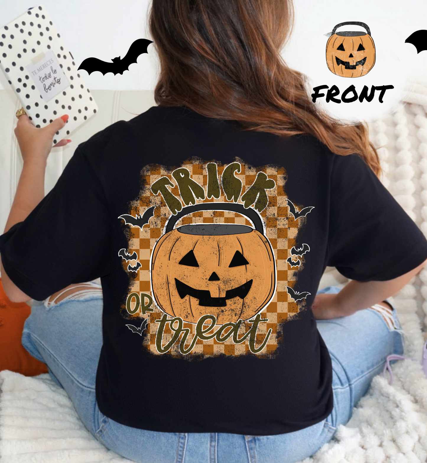 TRICK OR TREAT GRAPHIC TEE