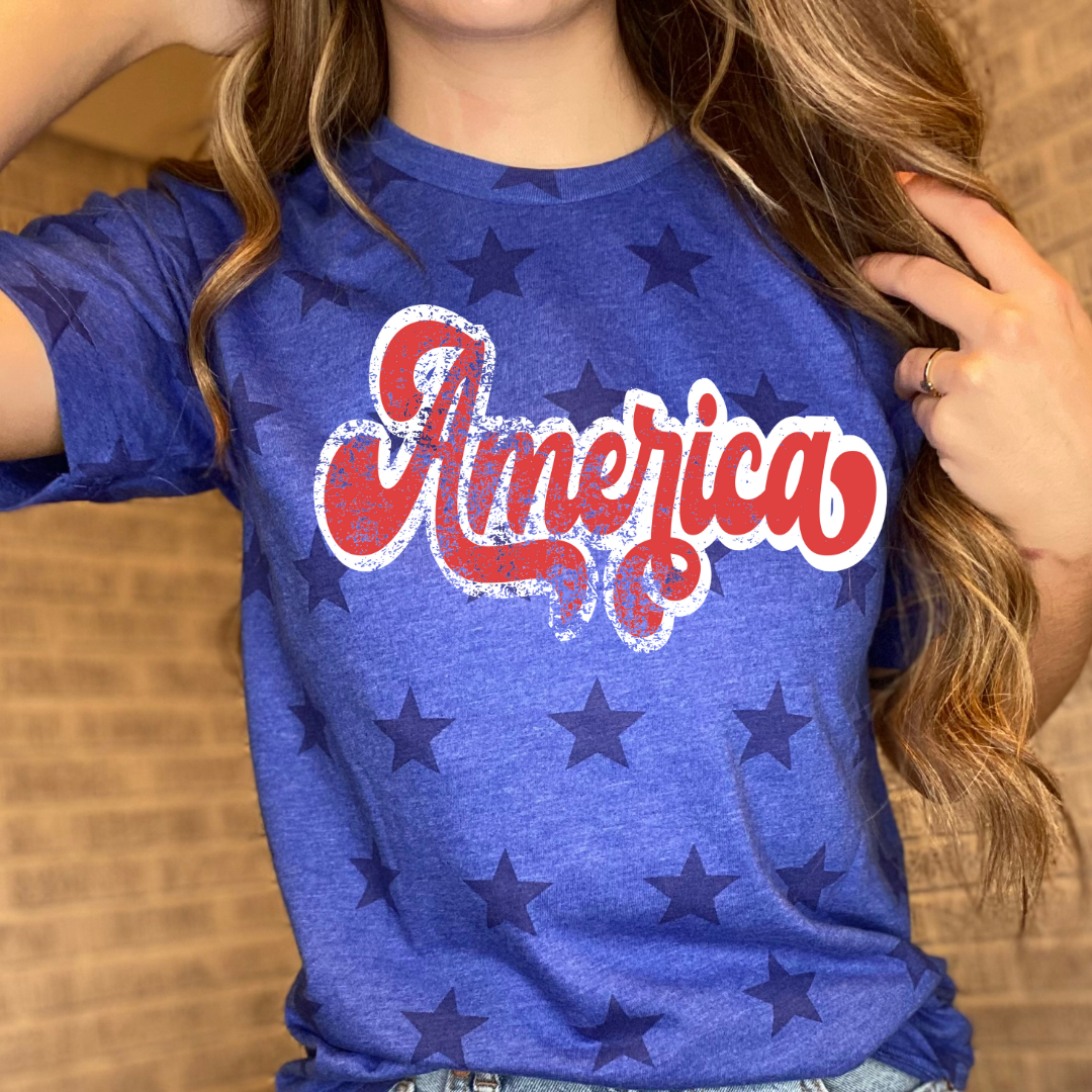 AMERICA STAR GRAPHIC TEE