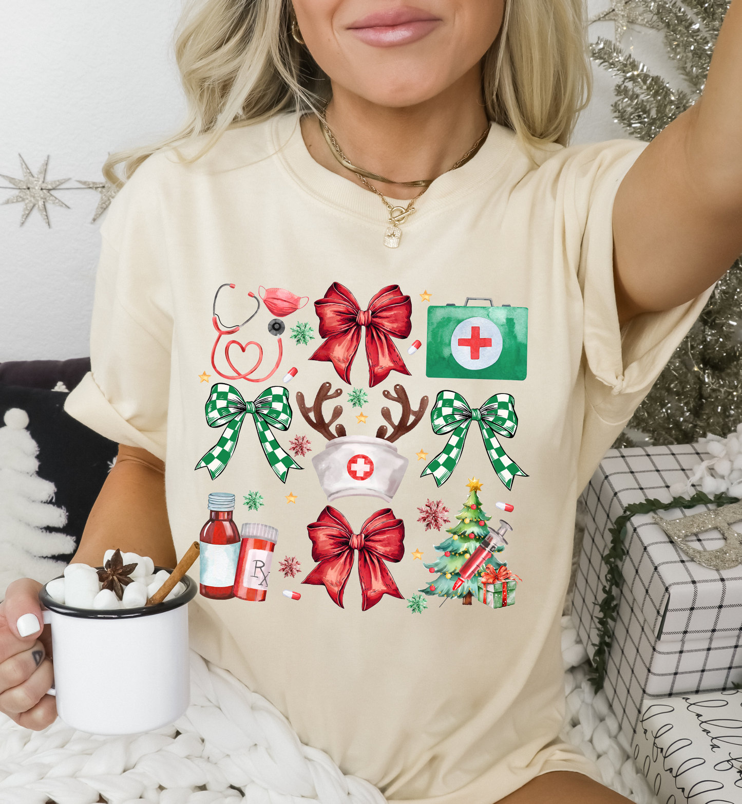 NURSE CHRISTMAS COQUETTE