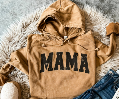 MAMA DISTRESSED VINTAGE HOODIE