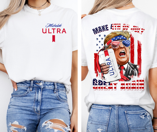 MAKE FOURTH OF JULY GREAT AGAIN GRAPHIC TEE