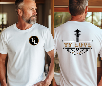 TY LOVE MUSIC GRAPHIC TEE