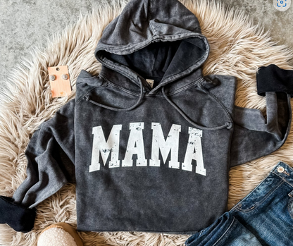 MAMA DISTRESSED VINTAGE HOODIE