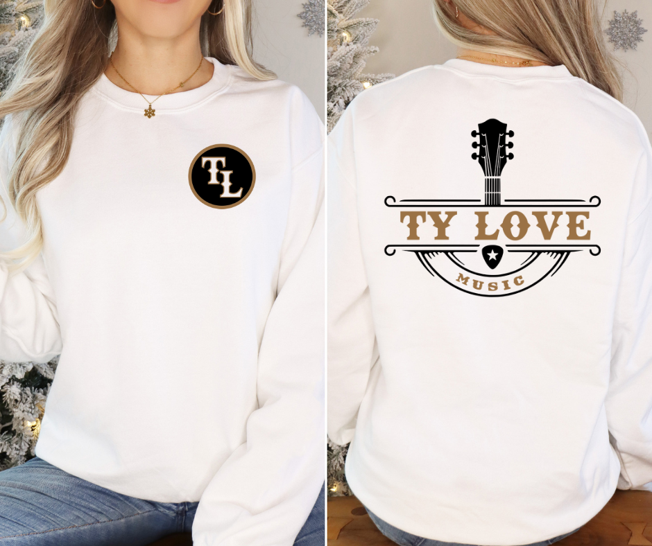 TY LOVE MUSIC SWEATSHIRT