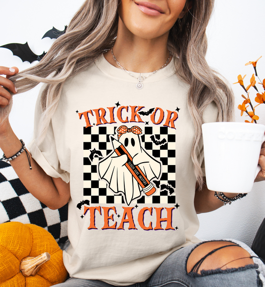 TRICK OR TEACH GRAPHIC TEE