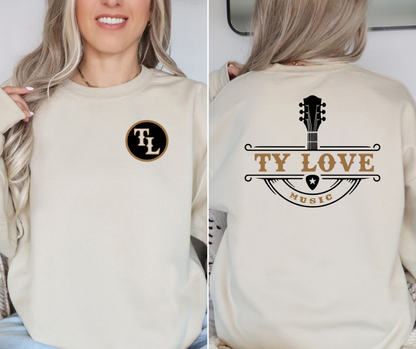 TY LOVE MUSIC SWEATSHIRT