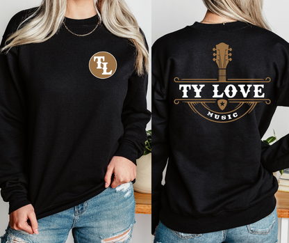 TY LOVE MUSIC SWEATSHIRT