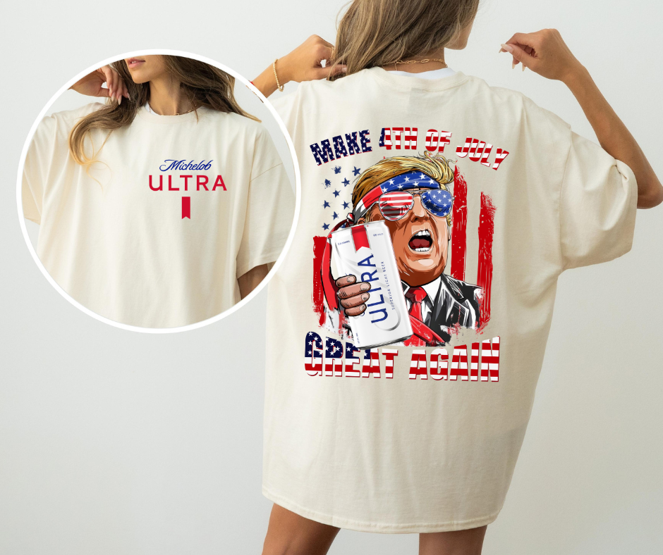 MAKE FOURTH OF JULY GREAT AGAIN GRAPHIC TEE