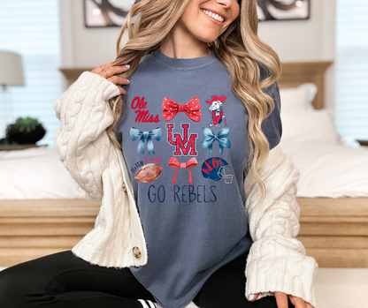 OLE MISS COQUETTE GRAPHIC TEE