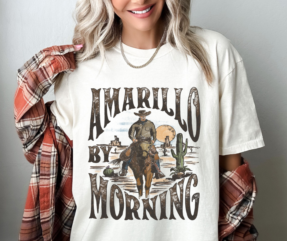 WESTERN AMARILLO BY MORNING GRAPHIC TEE