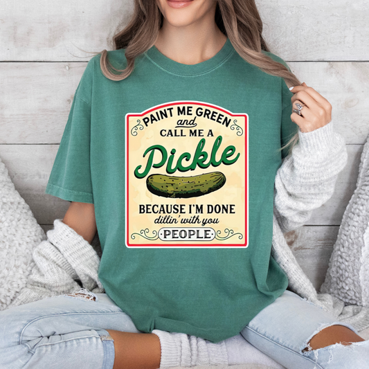 CALL ME A PICKLE GRAPHIC TEE