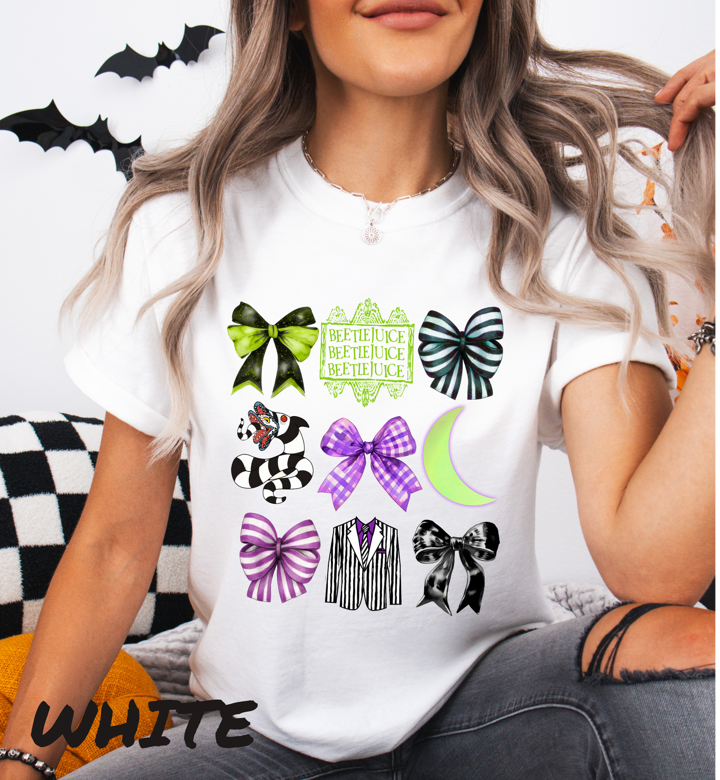 BEETLEJUICE COQUETTE GRAPHIC TEE