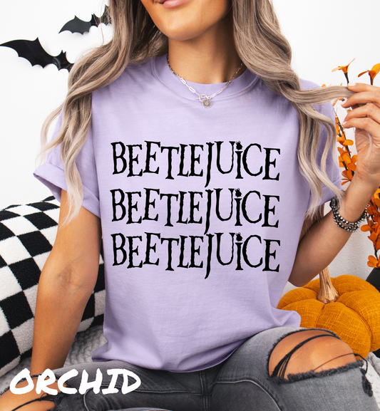 BEETLEJUICE STACKED GRAPHIC TEE