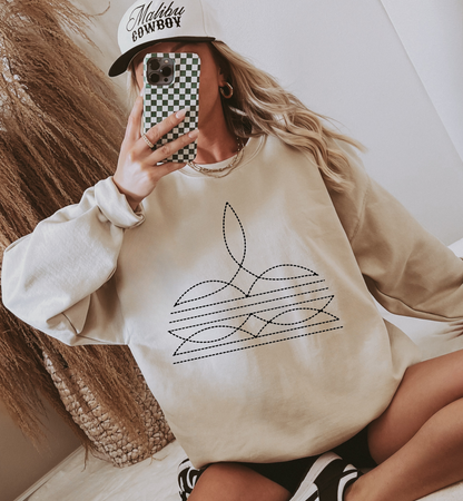 BOOT STITCH SWEATSHIRT