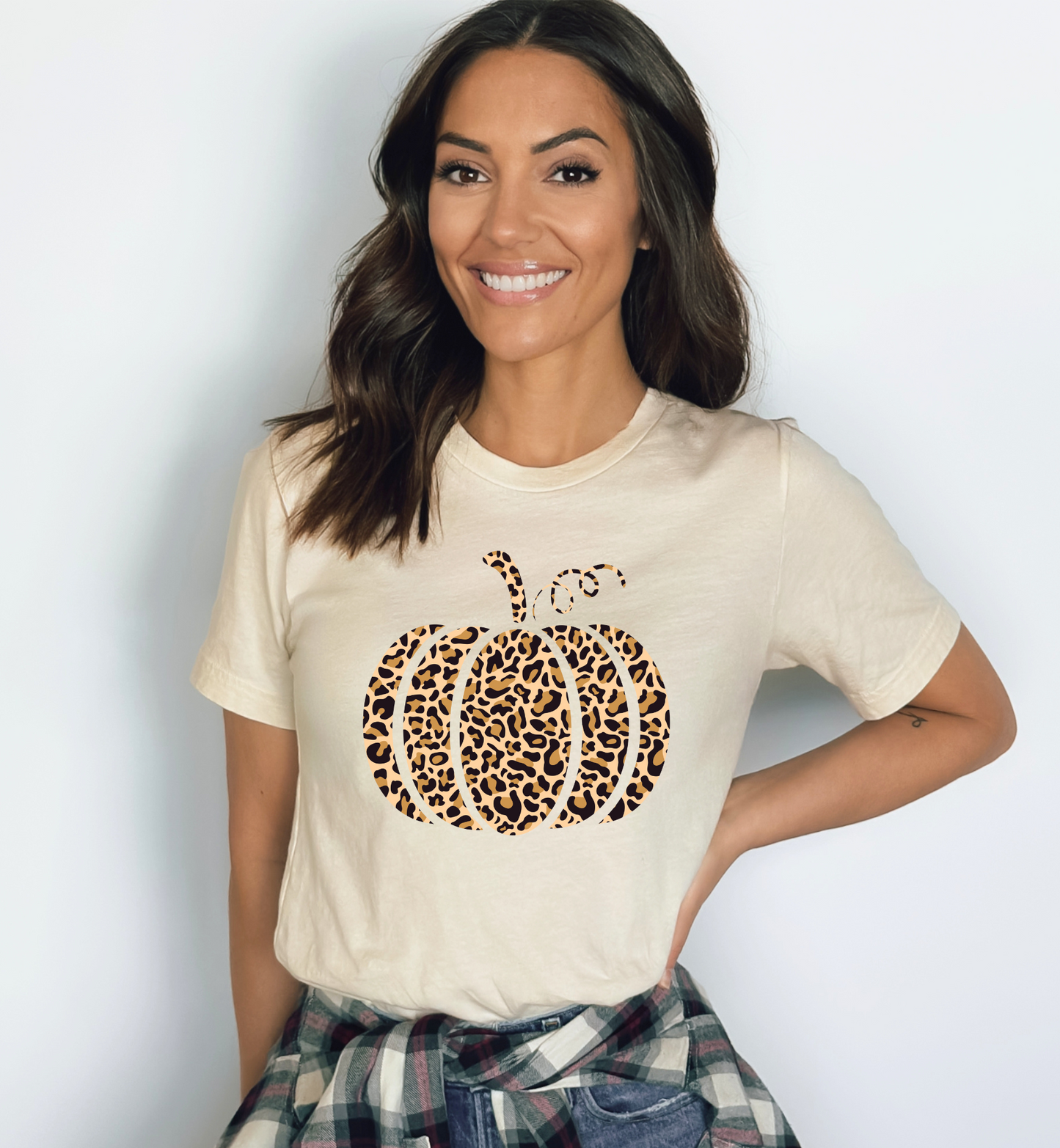 CHEETAH PUMPKIN GRAPHIC TEE