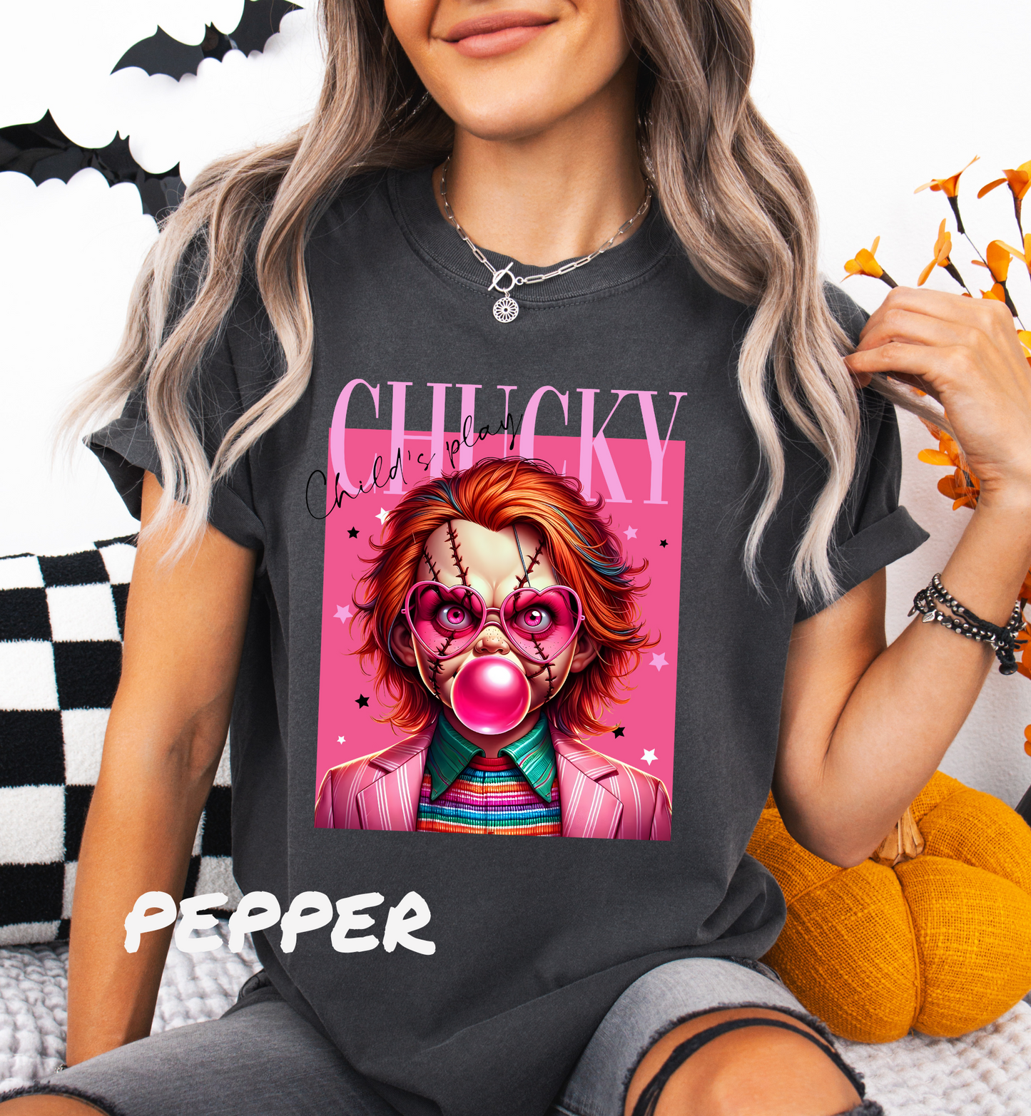 CHUCKIE BUBBLEGUM GRAPHIC TEE