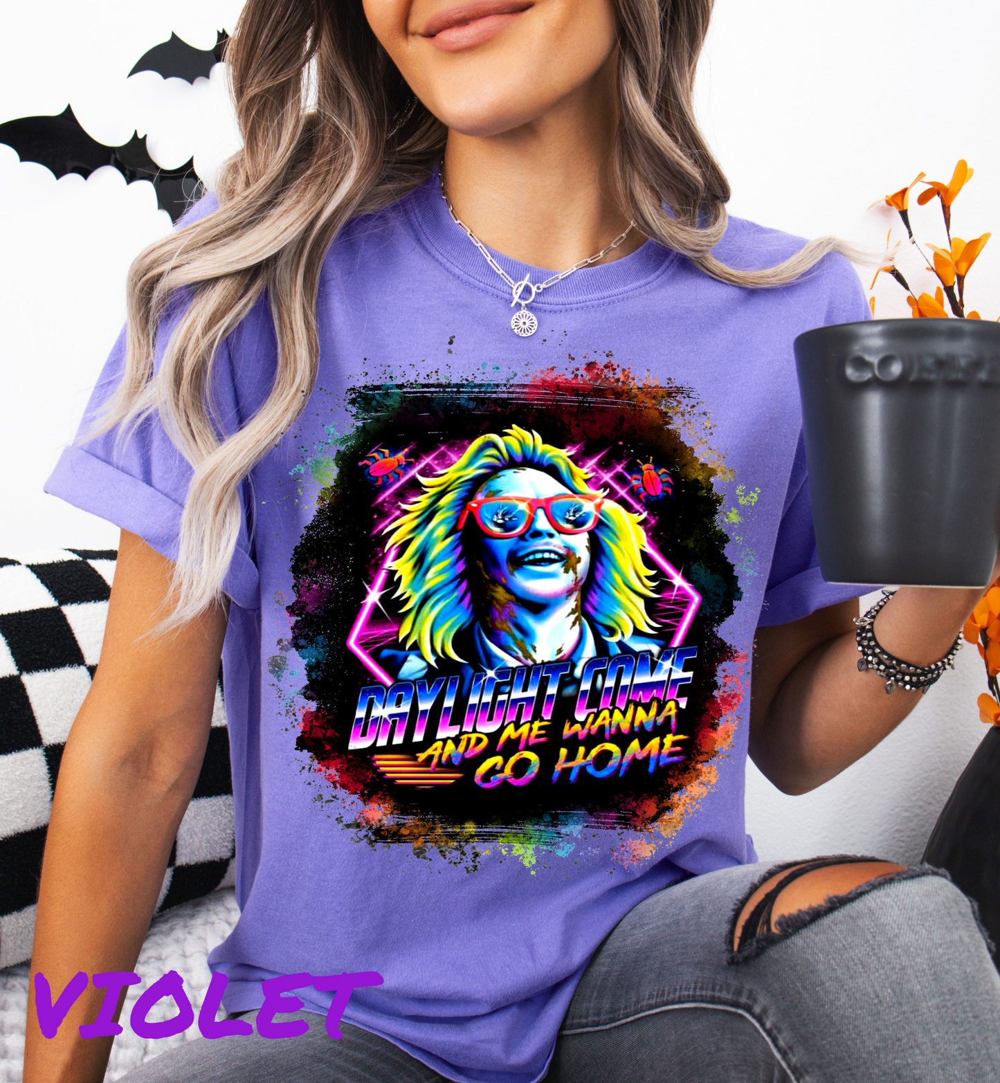 DAYLIGHT COME BEETLEJUICE GRAPHIC TEE