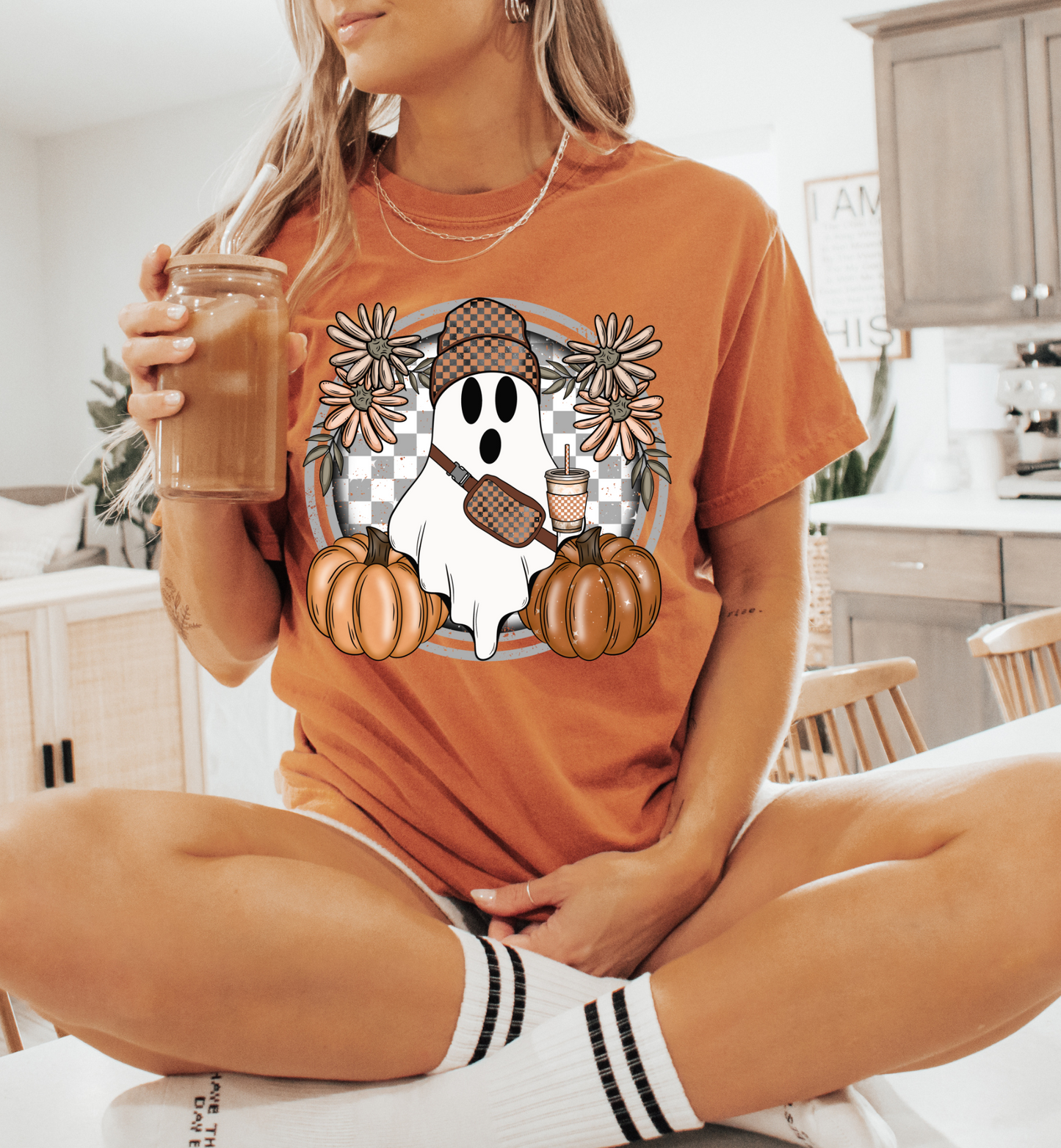 FALL GHOST GRAPHIC TEE