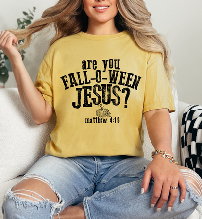 FALLOWEEN JESUS GRAPHIC TEE