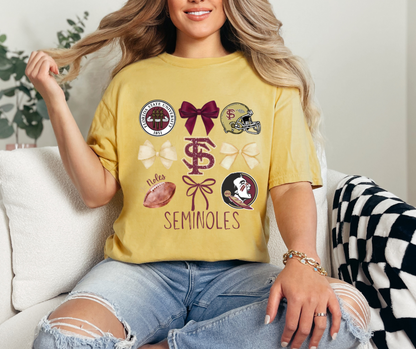 FSU COQUETTE GRAPHIC TEE