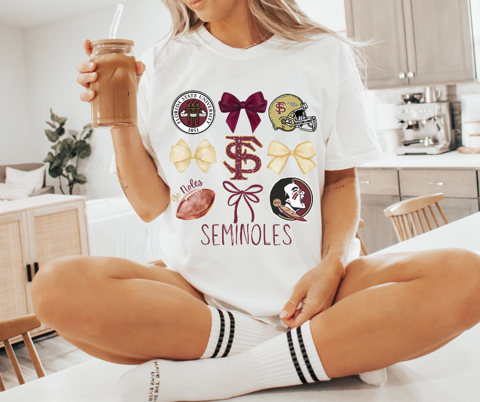 FSU COQUETTE GRAPHIC TEE