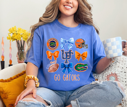 FL GATORS COQUETTE GRAPHIC TEE