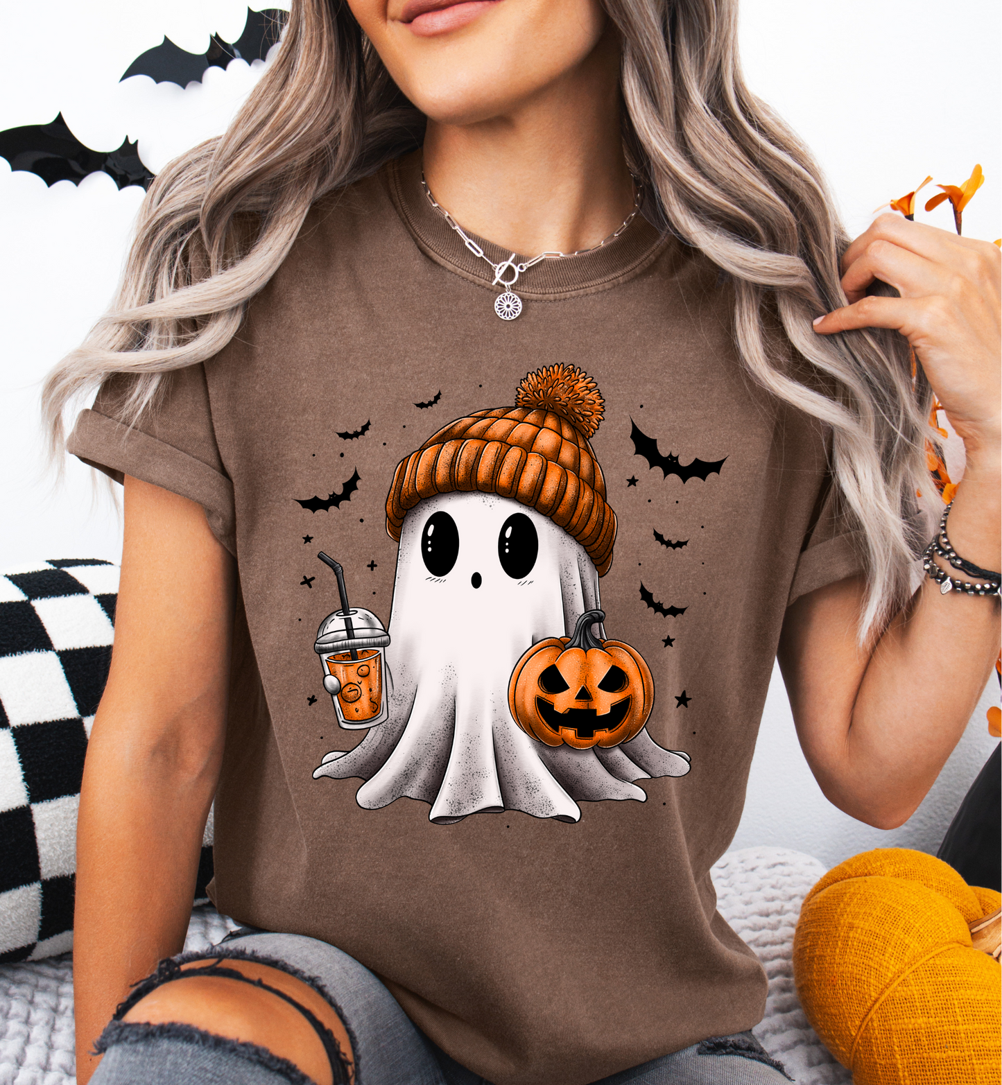 GHOST COFFEE GRAPHIC TEE