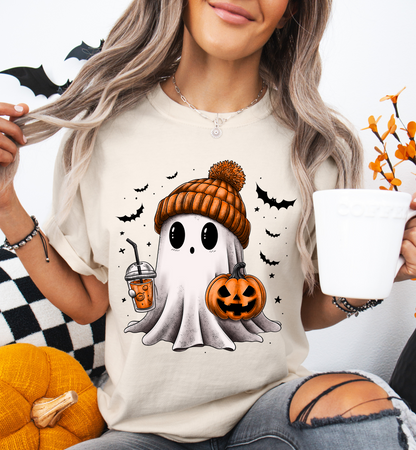 GHOST COFFEE GRAPHIC TEE