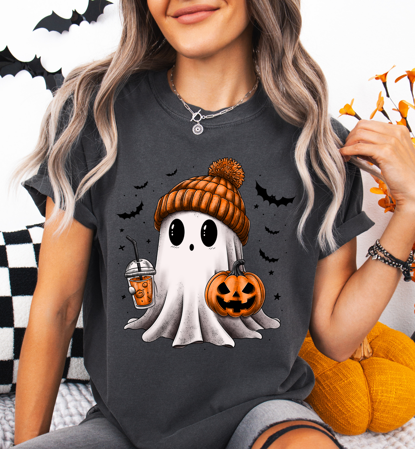 GHOST COFFEE GRAPHIC TEE