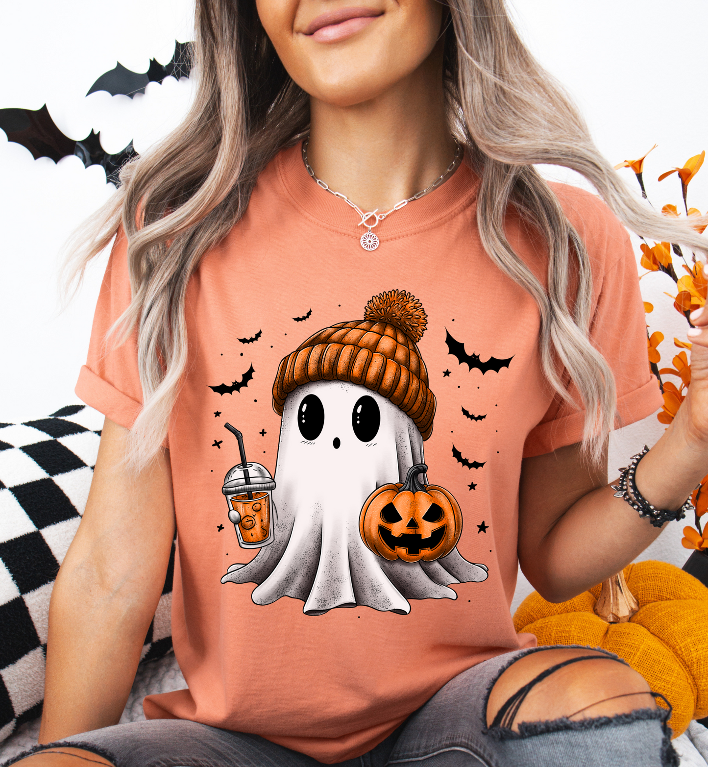 GHOST COFFEE GRAPHIC TEE