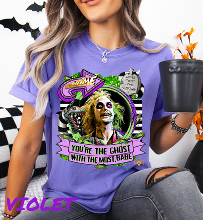 GHOST WITH THE MOST BEETLEJUICE GRAPHIC TEE