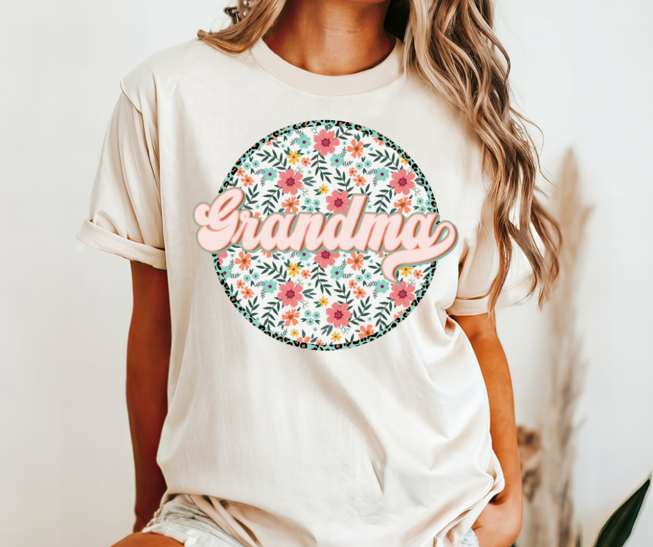 MAMA FLORAL GRAPHIC TEE