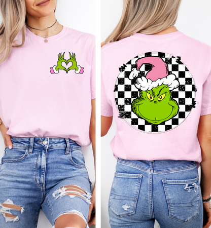 GRINCH CHECKERED