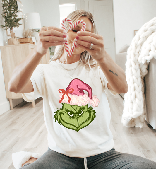 GRINCH PINK BOW