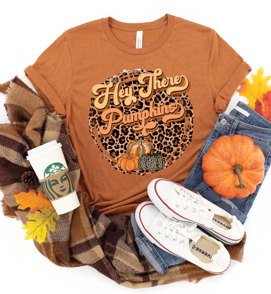 HEY THERE PUMPKINS GRAPHIC TEE