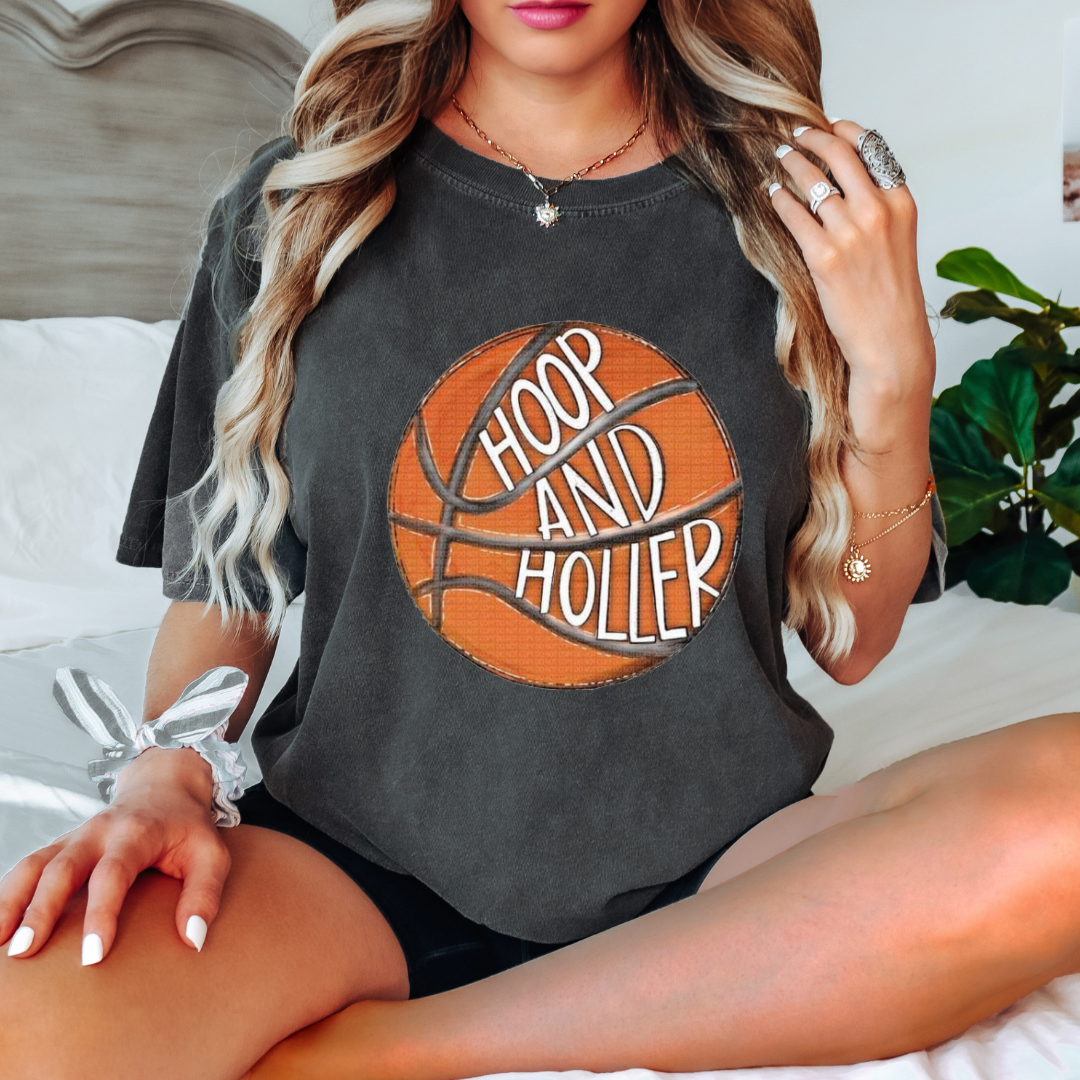 HOOP & HOLLER GRAPHIC TEE