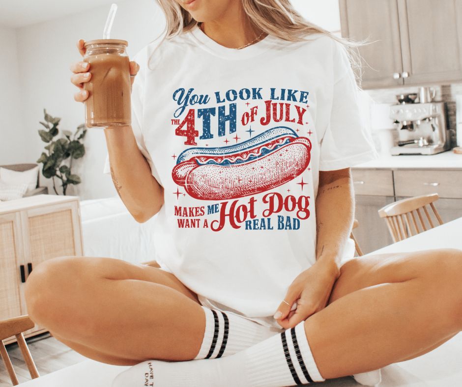 YOU LOOK LIKE THE 4TH OF JULY GRAPIC TEE