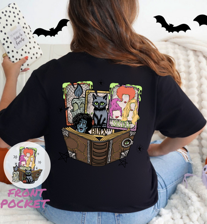 HOCUS POCUS BOOK GRAPHIC TEE