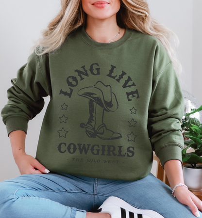 LONG LIVE COWGIRLS SWEATSHIRT