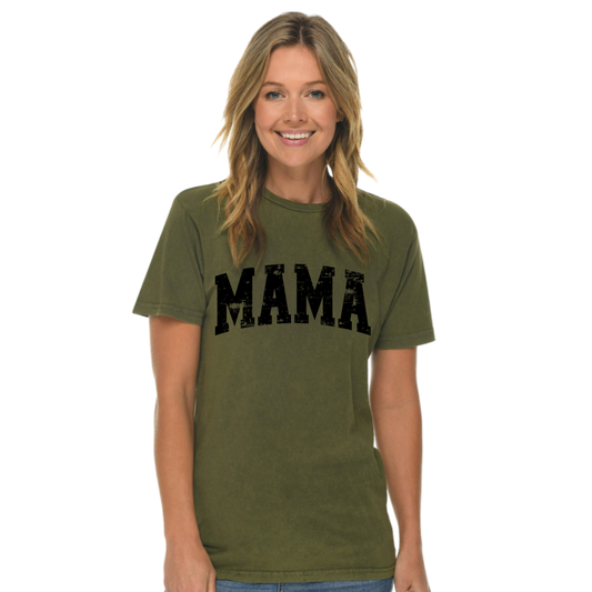 MAMA DISTRESSED VINTAGE GRAPHIC TEE