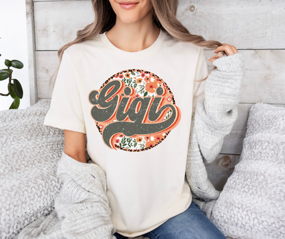 MAMA FLORAL RETRO GRAPHIC TEE