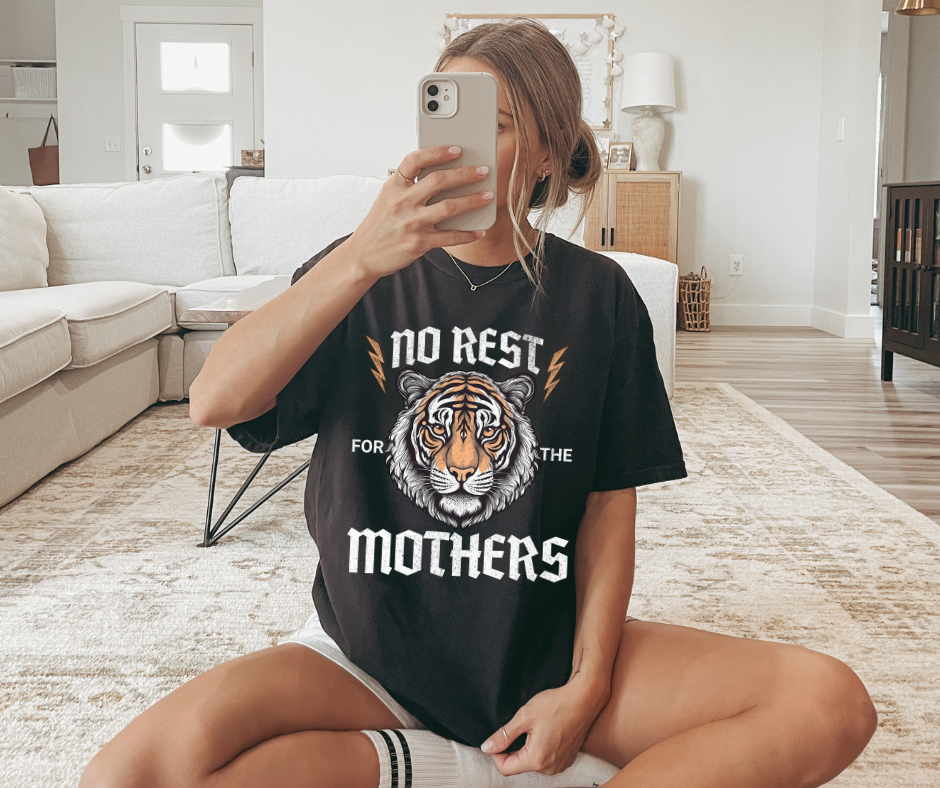 NO REST FOR THE MOTHERS GRAPHIC TEE