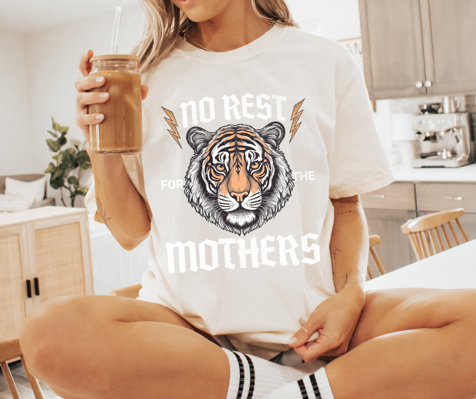 NO REST FOR THE MOTHERS GRAPHIC TEE