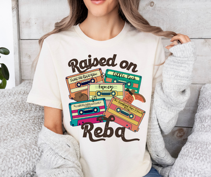 RAISED ON REBA GRAPHIC TEE