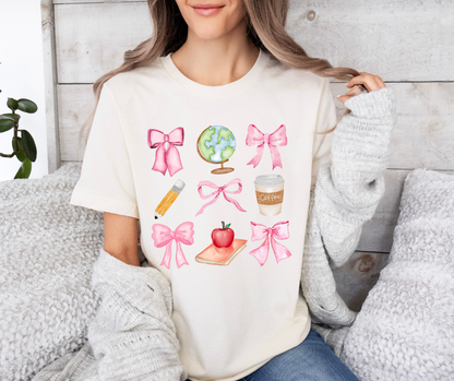 TEACHER COQUETTE GRAPHIC TEE