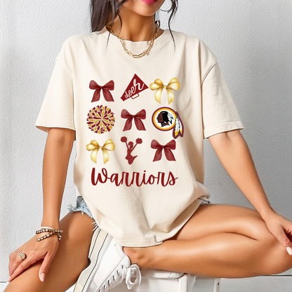 WARRIORS COQUETTE CHEER TEE