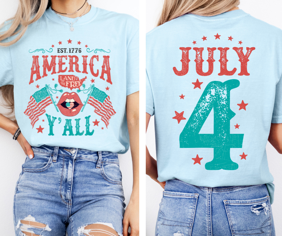 AMERICA Y'ALL GRAPHIC TEE